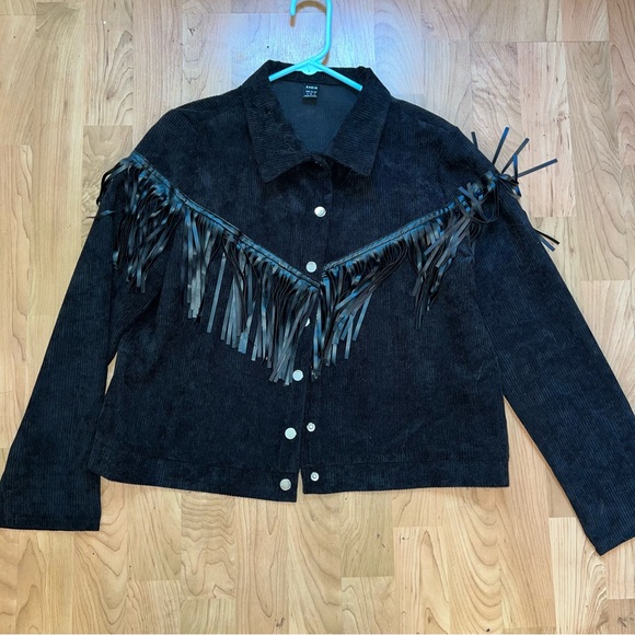 Black Tassle Western Jacket - Picture 4 of 7
